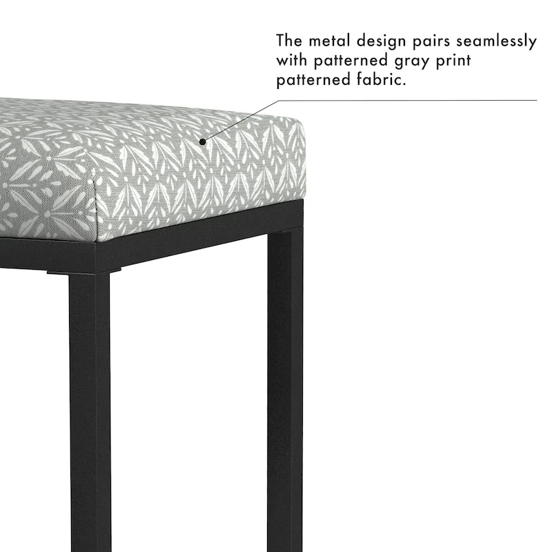 HomePop Backless Metal 24 Counter Stool - 24 inches