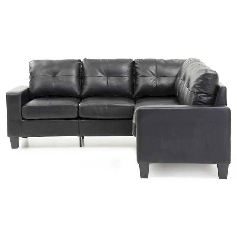 Newbury Faux Leather Sectional Sofa