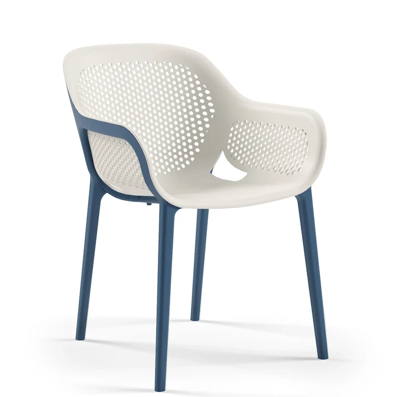 Omax Decor Atra Patio Dining Side Chair (Set of 2) - N/A