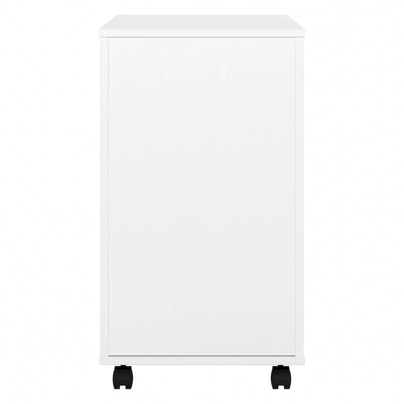 2 Drawer Mobile File Cabinet with Lock and Casters