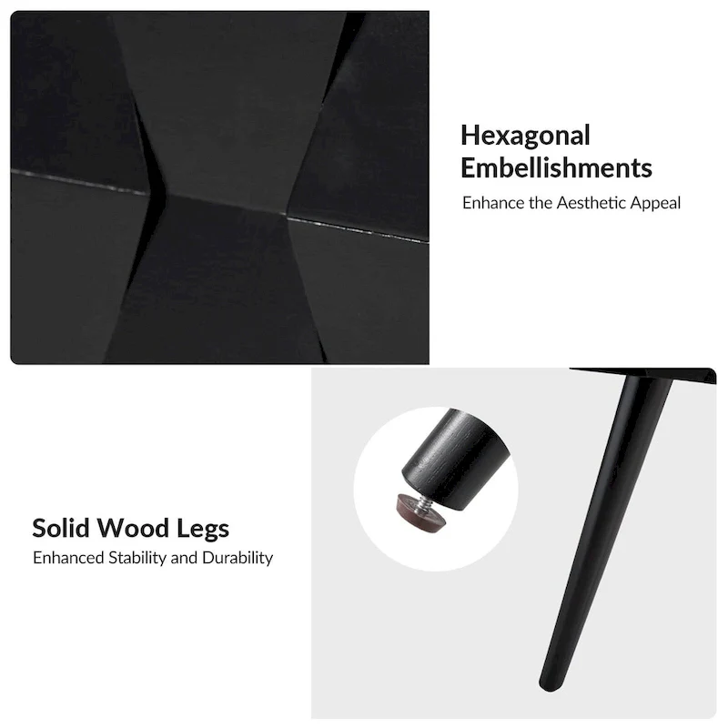 Julian Mid-century Modern End Table with Charging Station by