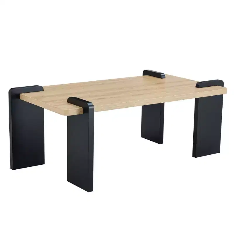 MAYEERTY Modern Coffee Table with Tenon-Mortise Structure for Small Living Room, Apartment