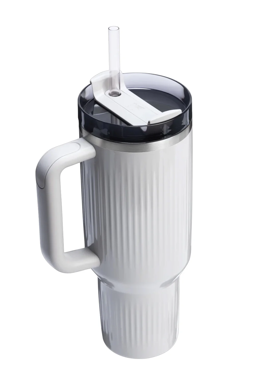 Stanley Quencher H2.0 Fluted 40 oz Tumbler in Ash Gloss | 10-13002-011 ASHGLOSS