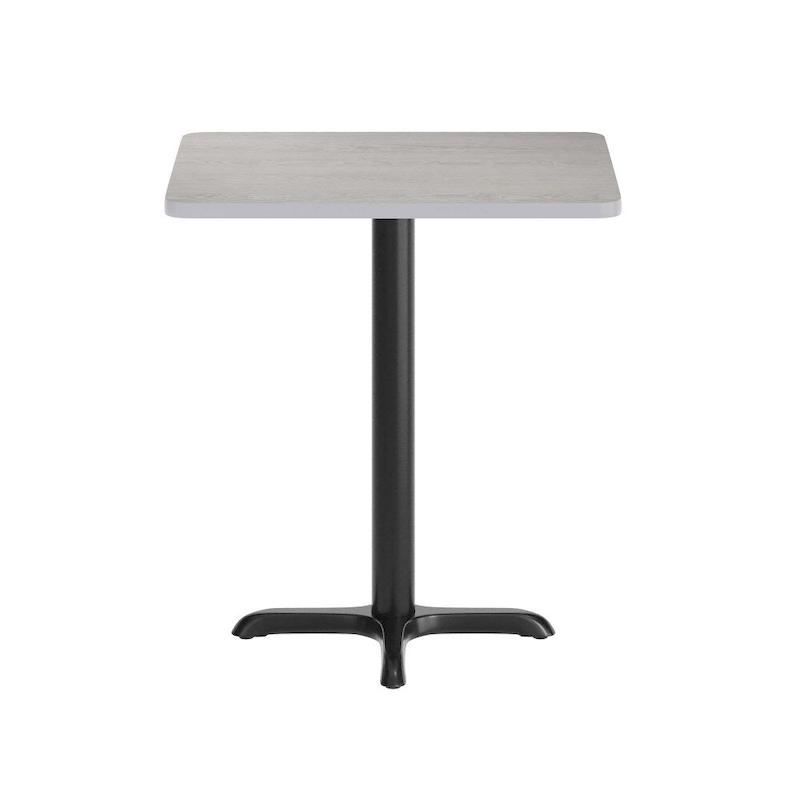 24 x 30 Rectangular Laminate Table Top with 22 x 22 Table Height Base - 24W x 30D x 31.125H