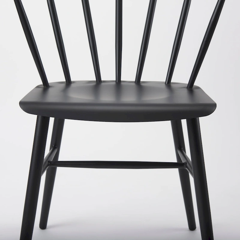 Colin Black Metal Dining Chair - 21.2W x 21.2D x 30.3H