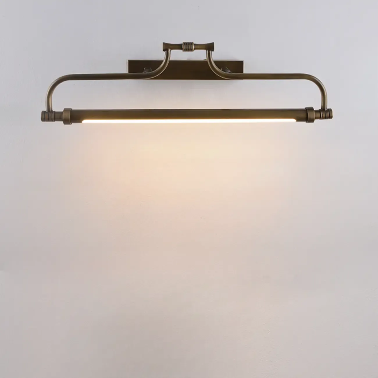 Geometric Gold Metal Vanity Light with LED