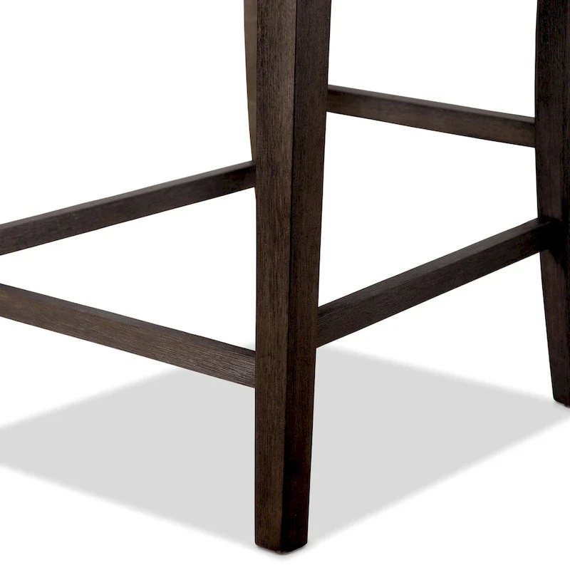 Furniture of America Vesper 3-Piece Counter Height Dining Set with Shelving