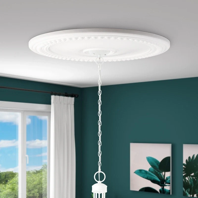 Livex Lighting Wingate White Ceiling Medallion, 82073, 82075, 82076, 82077