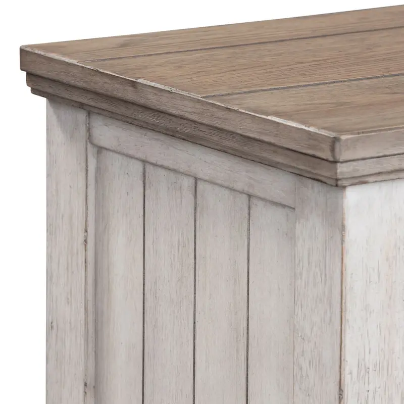 Heartland Antique White and Tobacco 9 Drawer Dresser