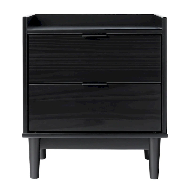 Middlebrook Designs Mid-Century 2-Drawer Solid Wood Nightstand