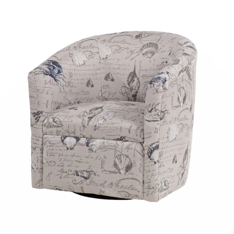 Sea Oat Swivel Barrel polyester Chair