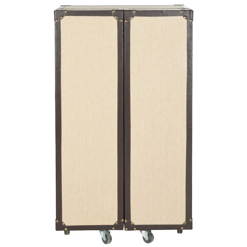 SAFAVIEH Krista Storage Beige Bar Cabinet - 23.6 x 17.7 x 42.1 - 24Wx18Dx42H