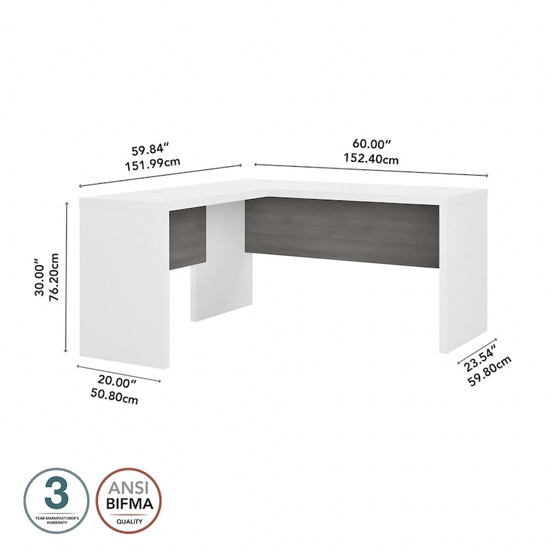 Echo L Shaped Desk by Bush Business Furniture