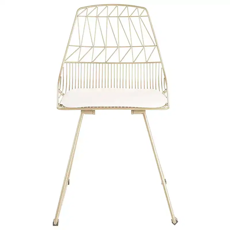Set of 2 Vivi Metal Chair - Adore Decor