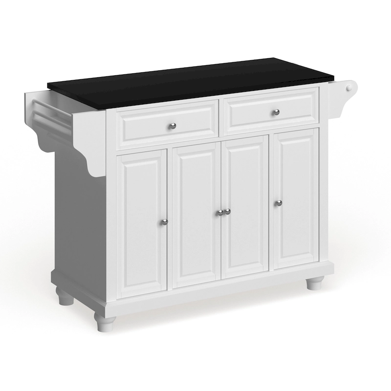 Cambridge Granite Top Full Size Kitchen Island/Cart - 18d x 51.5w x 36h