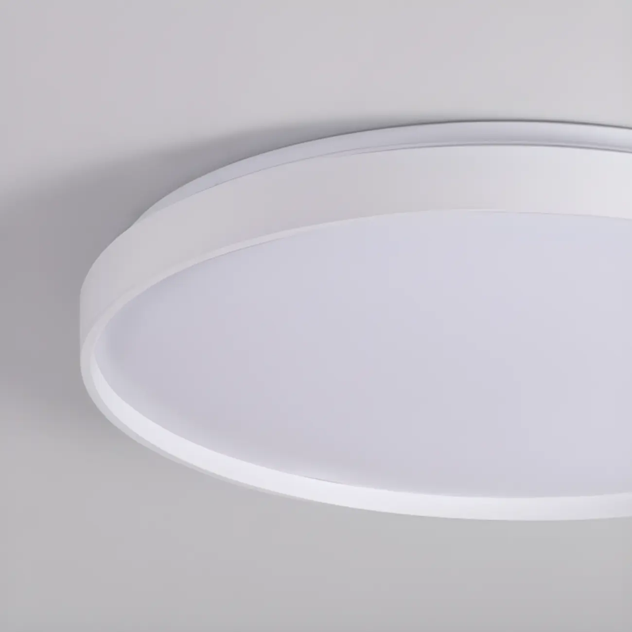 Stylish Circular Acrylic Flush Ceiling Light in Multi Dimming