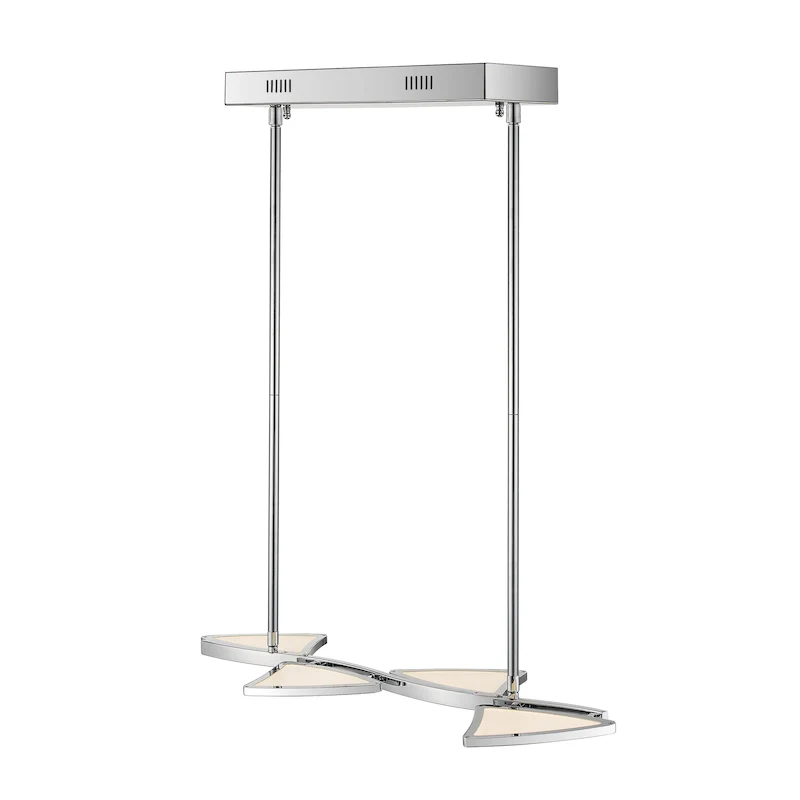 Avery Home Lighting Oberon Chrome 1-light Pendant.