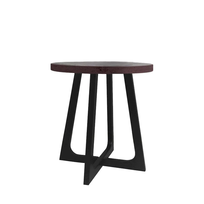 HGMart End Table 20 Inch Round Side Table Modern Living Room Small Coffee Table Nightstand