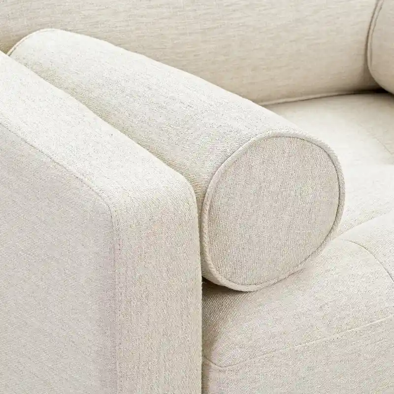 Poly & Bark Napa Fabric Lounge Chair