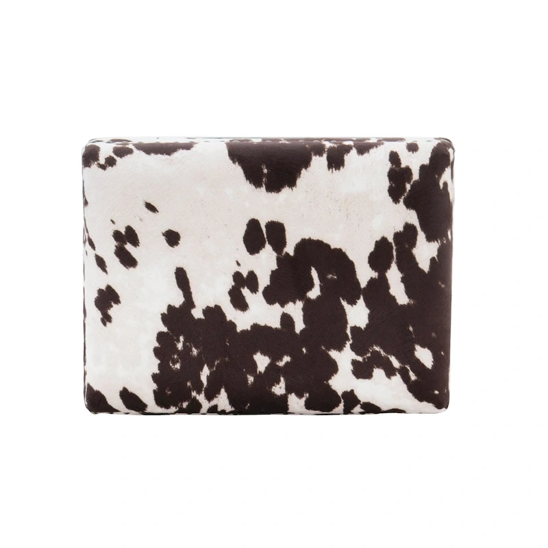 Ian Brown Cow Print Bar Stool