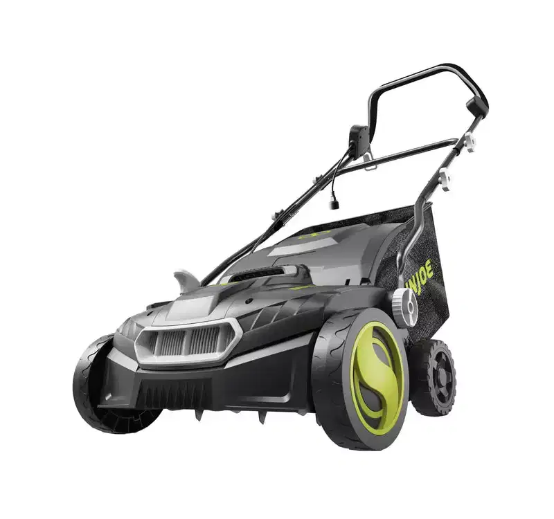 Restored Sun Joe AJ808E Electric Lawn Dethatcher + Scarifier | W/ Collection Bag | 15-inch | 15-Amp (Refurbished)