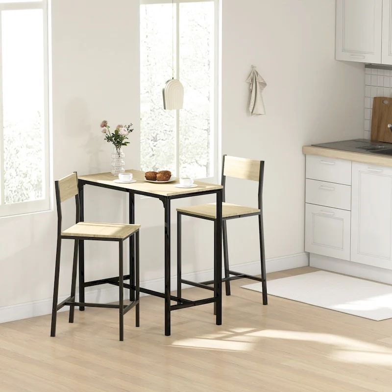 Carbon Loft Padrad Industrial Counter Height 3-piece Dining Set