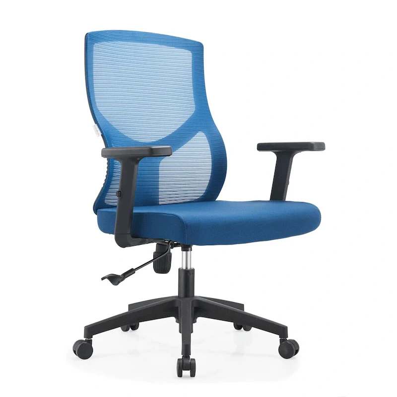 Mid-Back Mesh Office Chair with Adjustable Height, Swivel and Tilt