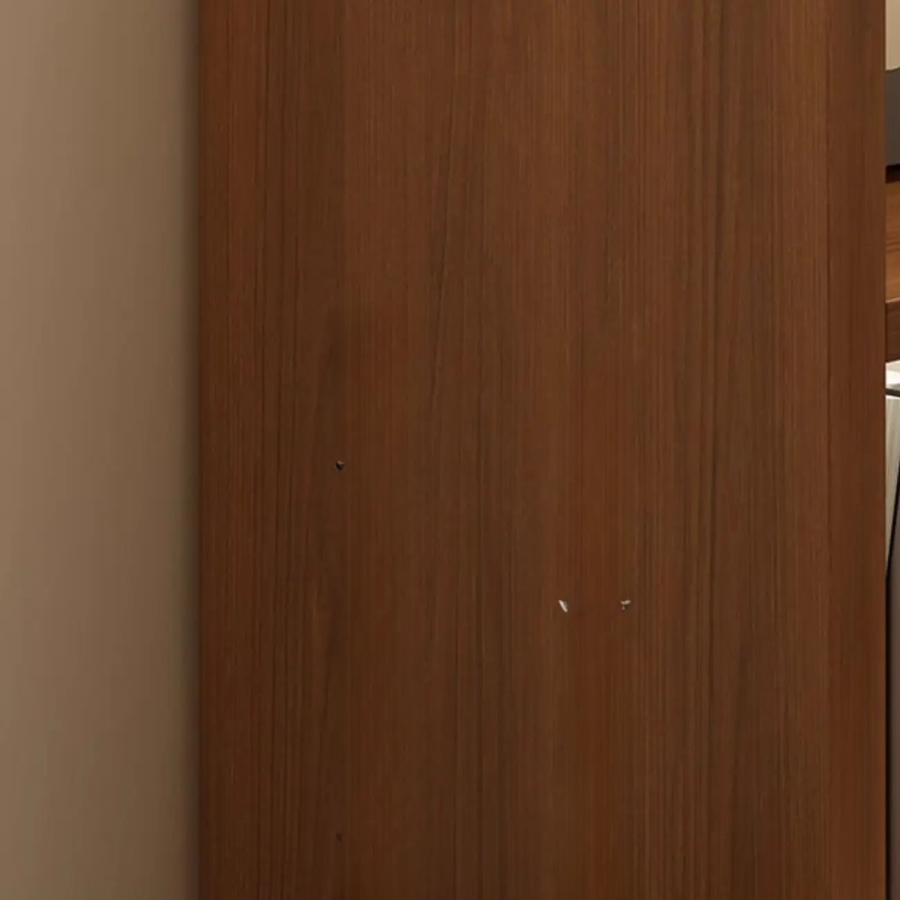 Brown Vertical Multi Tier Closed Back Wood Bookshelves