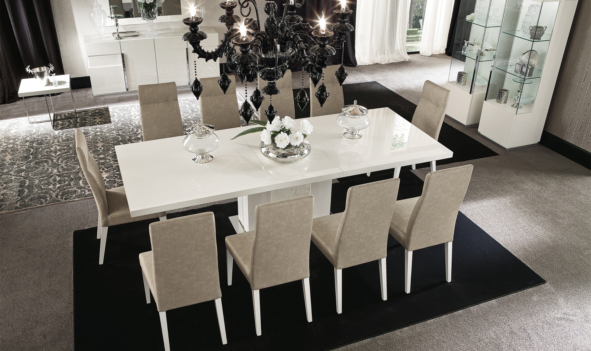 Canova White Dining Room Collection by ALF Italia