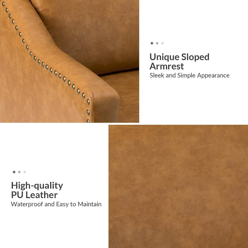 Duarte Transitional Armchair with Sloped Arms Set of 2