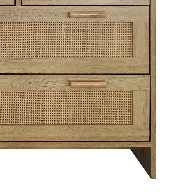GEITIN 4 Drawers Rattan Cabinet