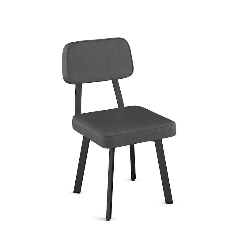 Amisco Clarkson Upholstered Dining Chair with Metal Legs
