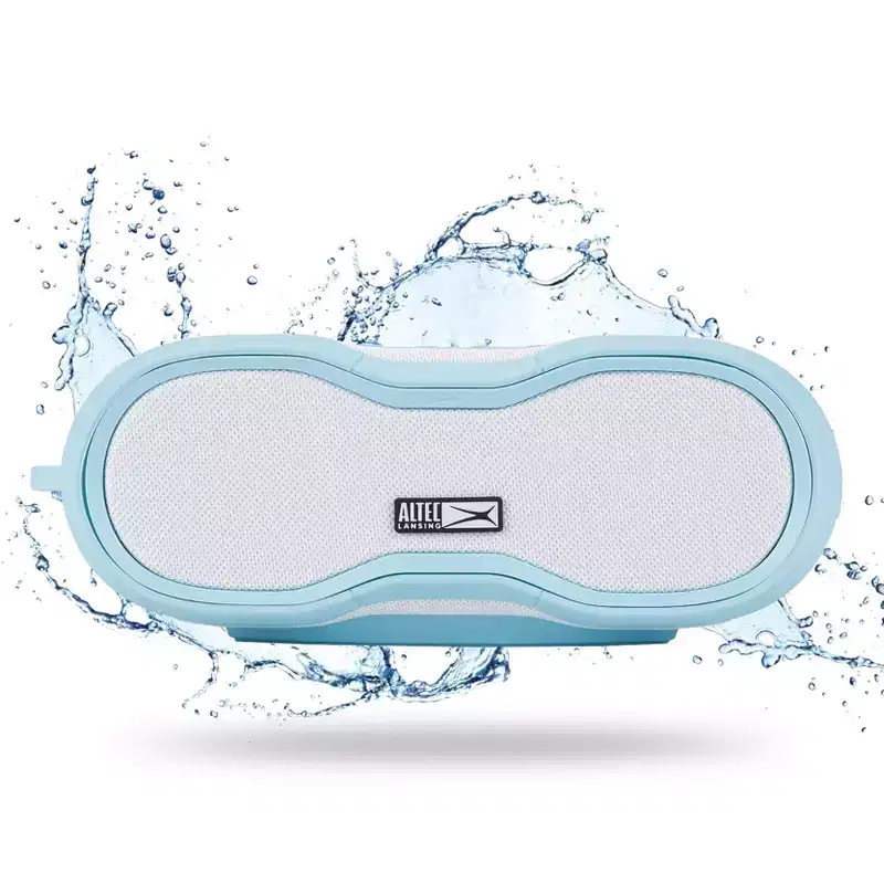 Altec Lansing BoomJacket Magnetic Waterproof Wireless Bluetooth Speaker with 24H Battery and Quick Charge
