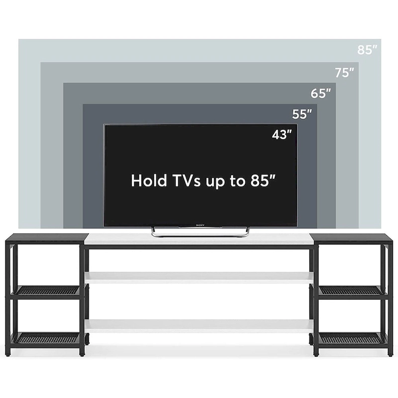 78 Inches TV Stand Entertainment Center Stand, TV Console Table