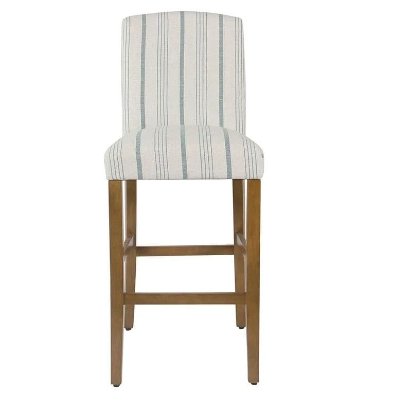 Classic High Back 29 Barstool - Blue Calypso Stripe - 29 inches
