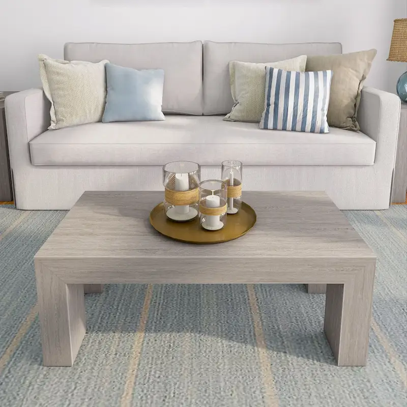 Plank and Beam Modern Rectangular Coffee Table - 40  x 20