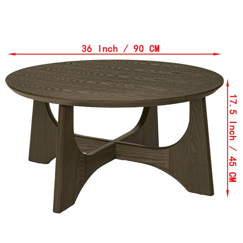 Round Coffee Table for Living Room Reception Room