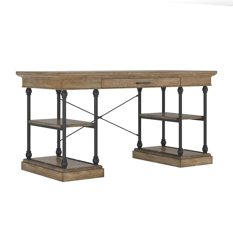 Barnstone Cornice 1-drawer Storage Writing Desk by iNSPIRE Q Artisan