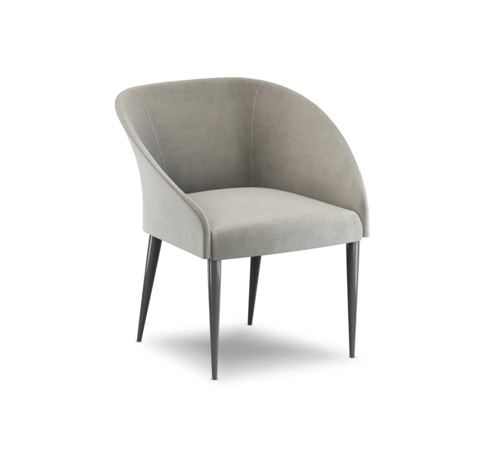 LaPorte Upholstered Dining Chair with Tapered Legs