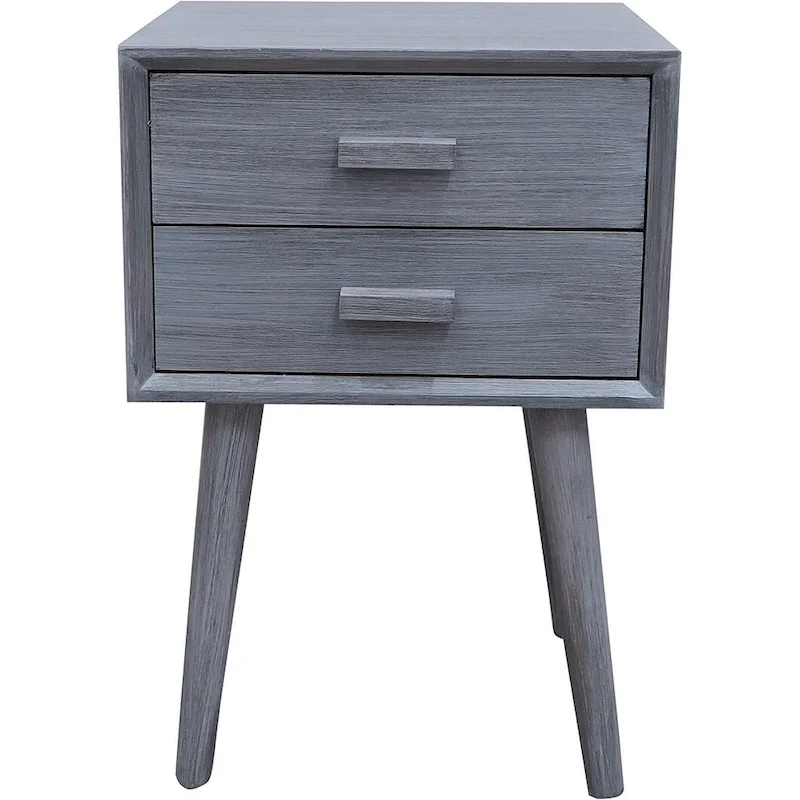 Two Drawer Side Table