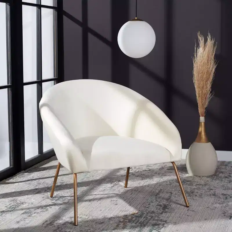 Mandi Velvet Accent Chair - ACH6204 - Safavieh