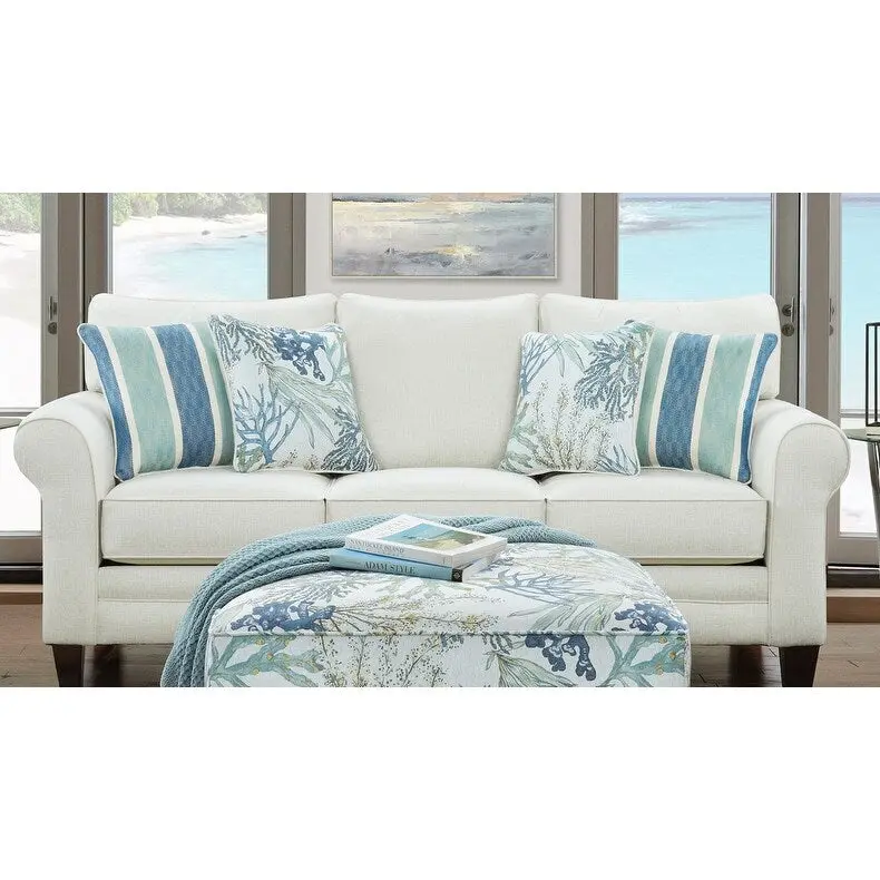 Grande Glacier Transitional Stationary Sofa