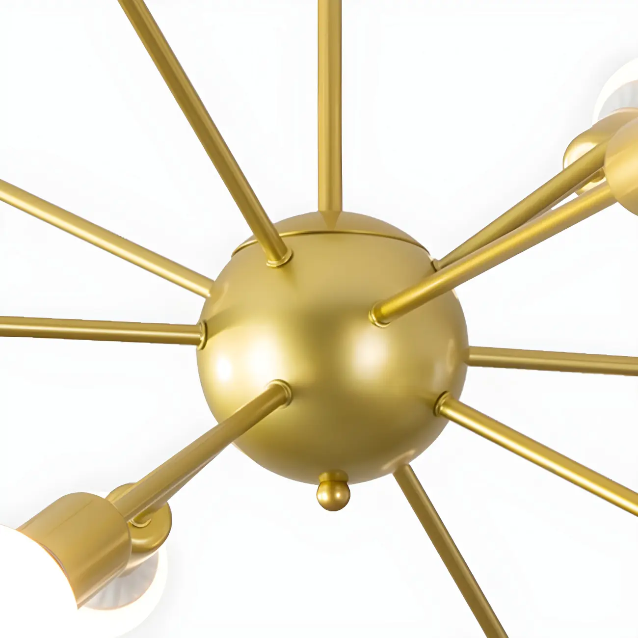 Modern LED Gold Globe Sputnik Chandelier