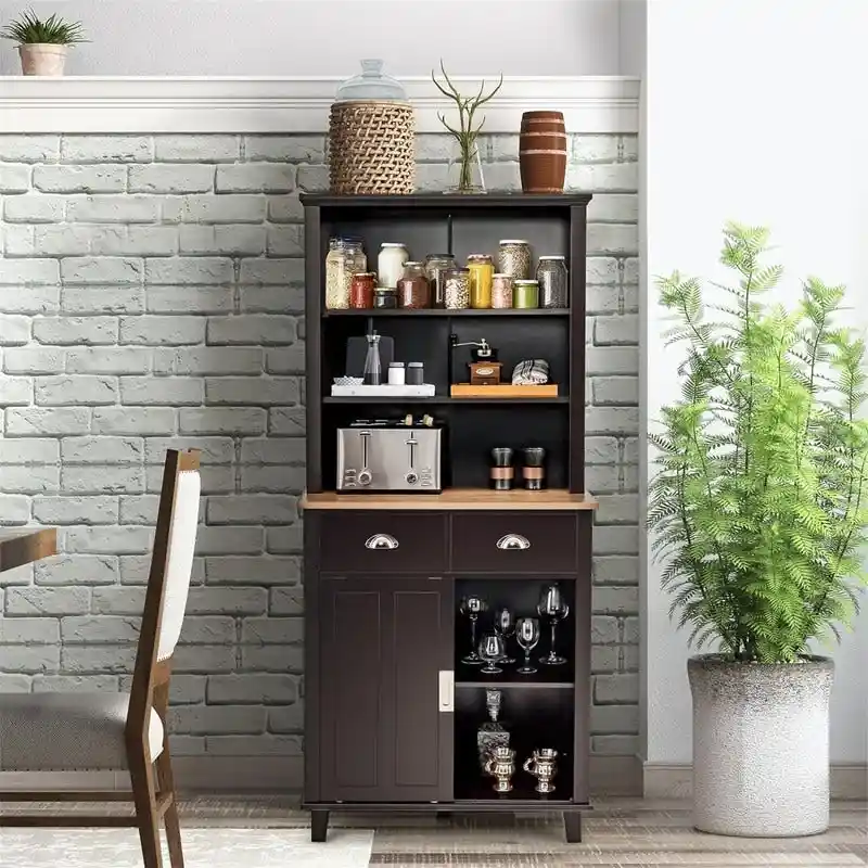 Kitchen Pantry Storage Cabinet - 19D x 30W x 67H