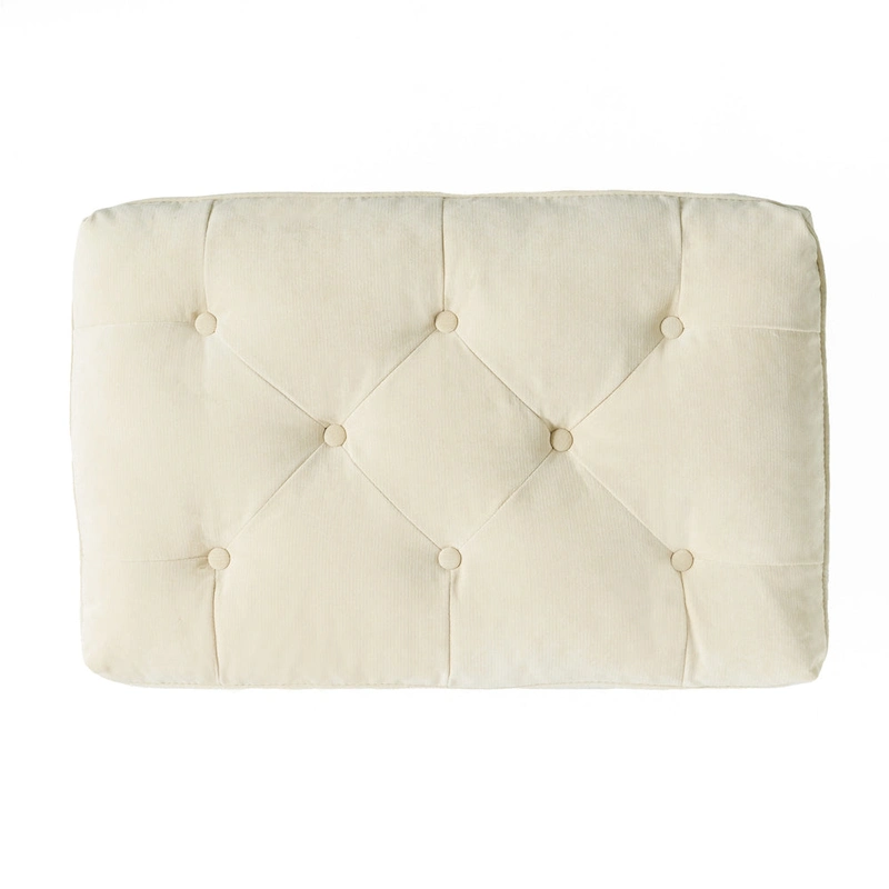 Jeremy Modern Tufted Fabric Pillow Top Ottoman by Christopher Knight Home