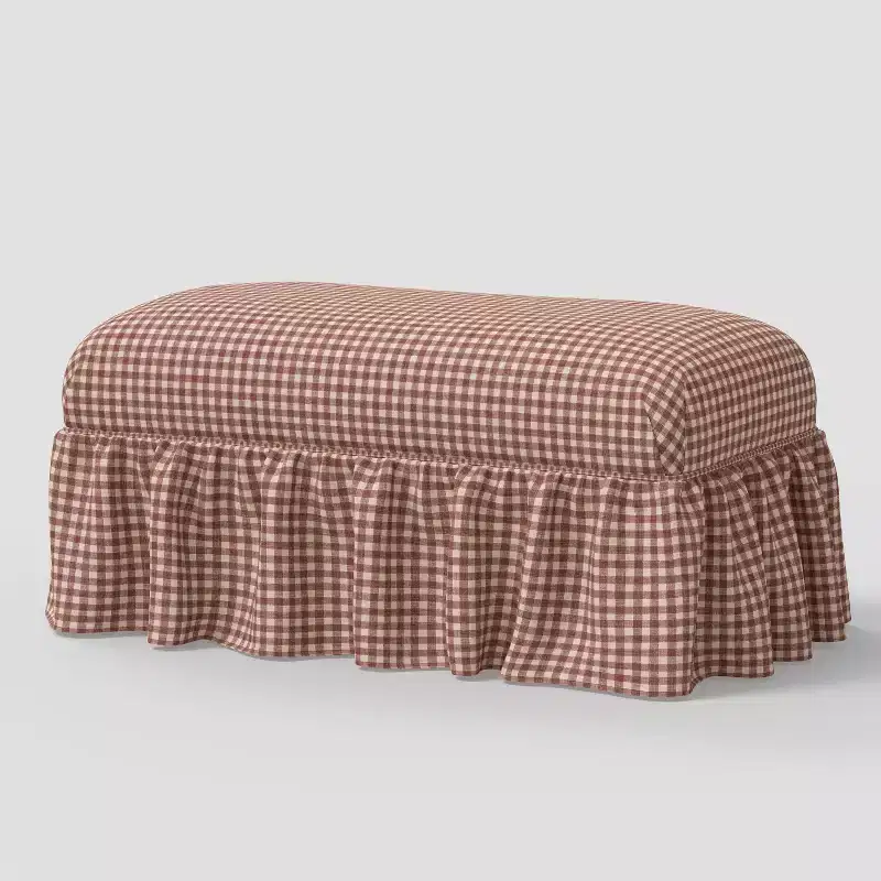 Ruffle Skirt Bench - Threshold designed with Studio McGee