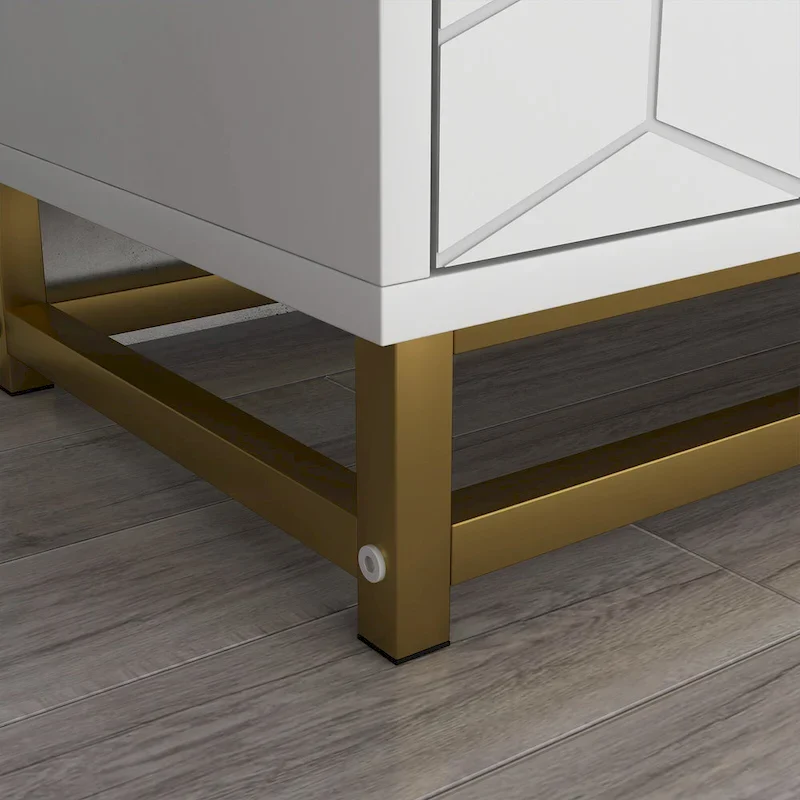 6 Drawer Dresser, with Metal Legs