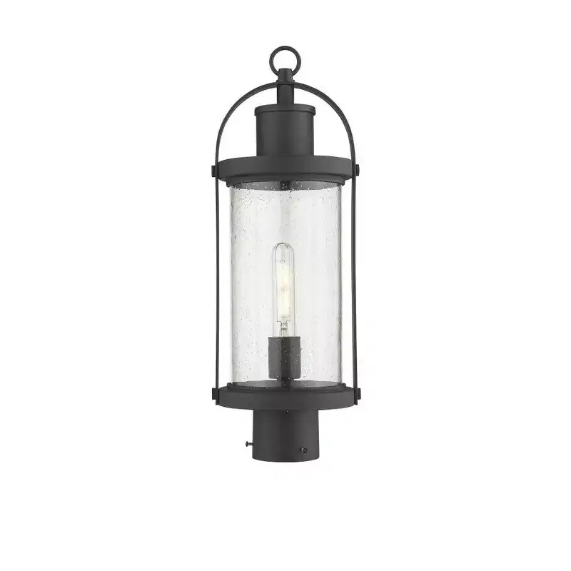 Z-Lite Roundhouse 1 - Light Lantern in Black