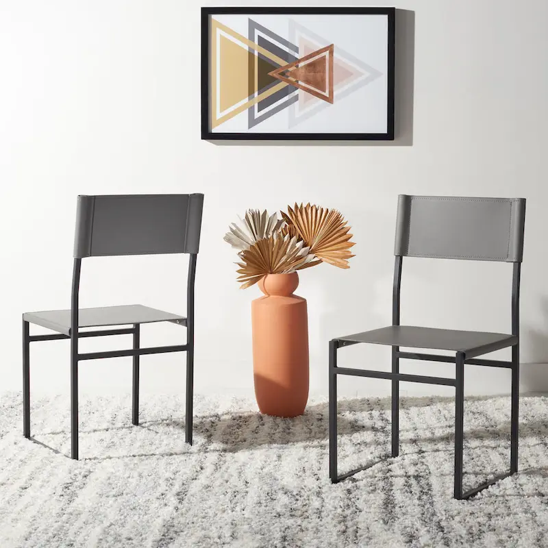 SAFAVIEH Daphne Dining Room Chair (Set of 2) - 18 W x 18.8 L x 35 H - 18Wx19Dx35H