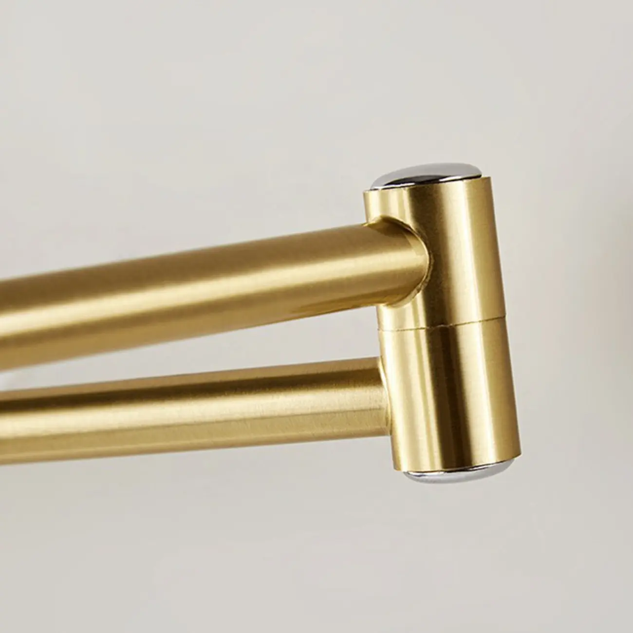 Modern Bedside Swing Arm Wall Light with Iron Shade